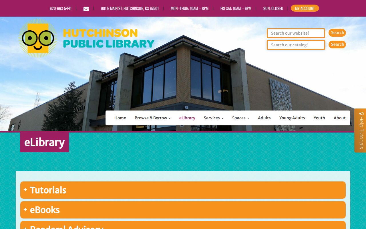 Hutchinson Public Library electronic genealogy and directory resources