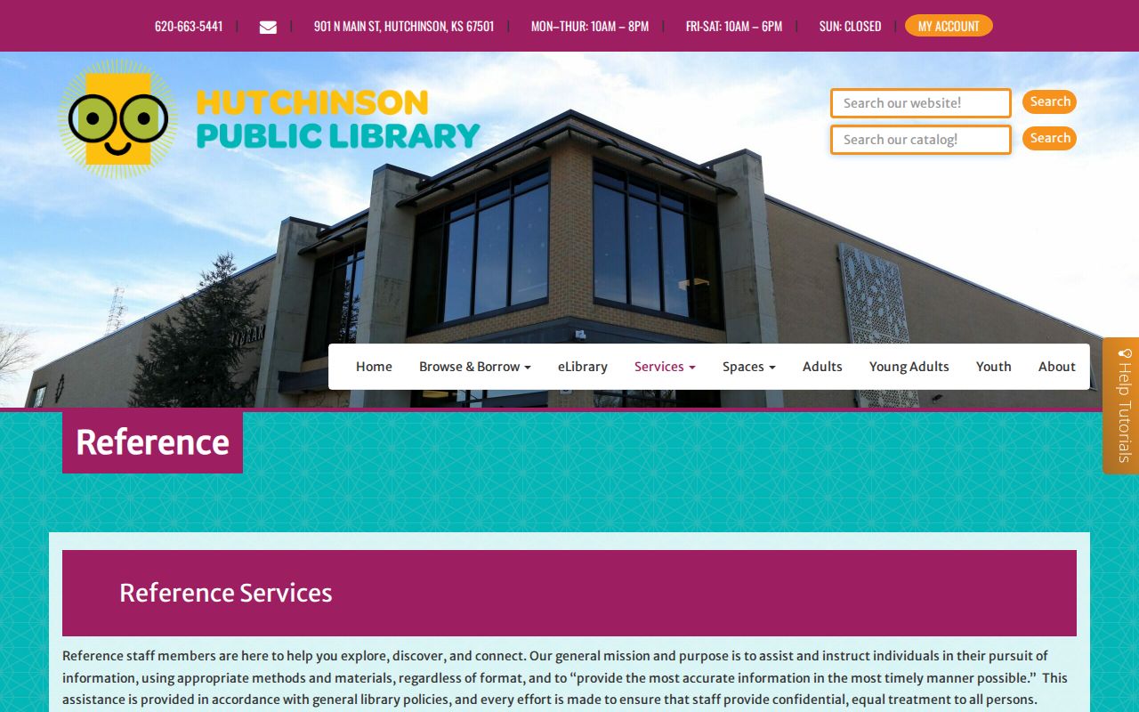 Hutchinson residents directory library local history reference